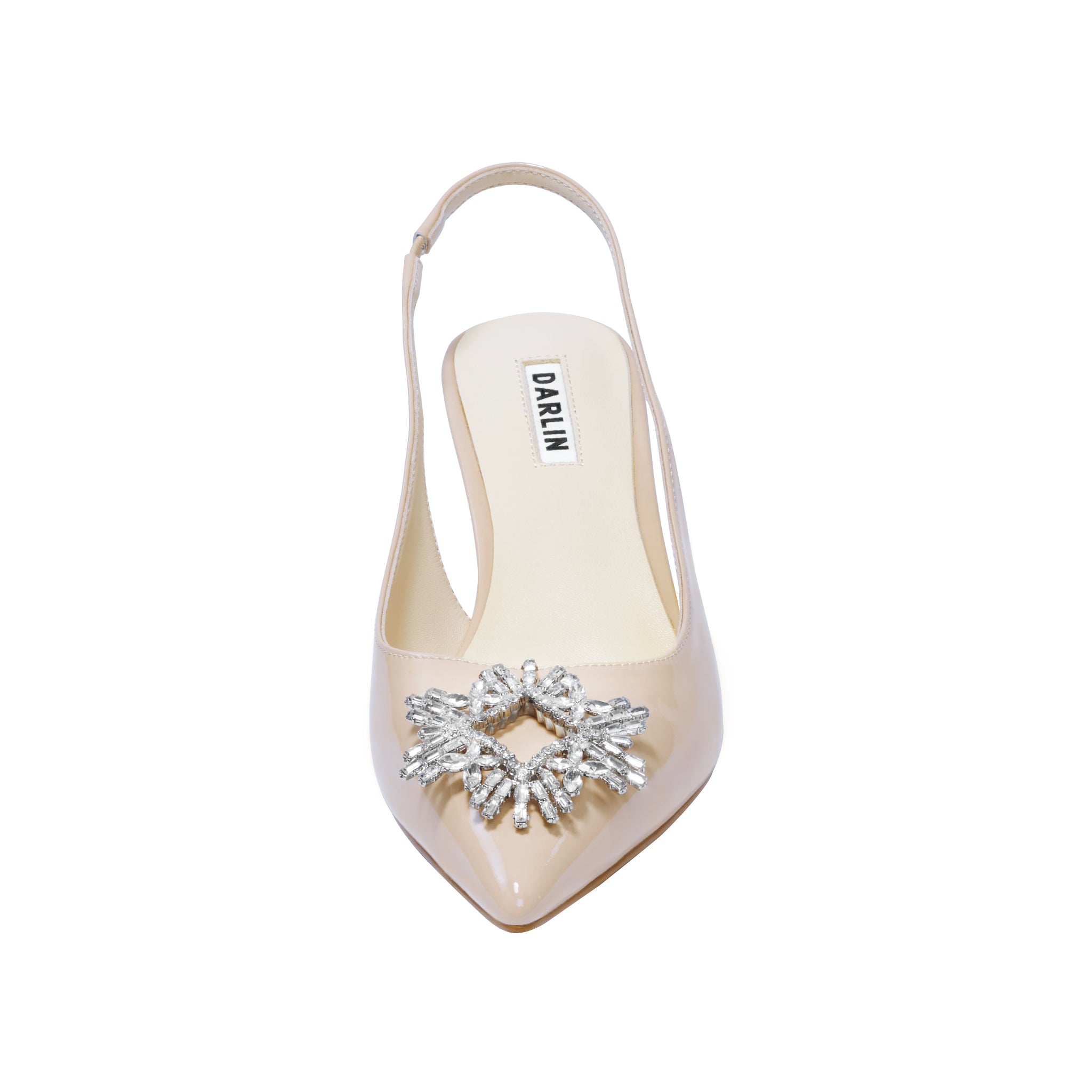 2 INCHES BEIGE GLOSSY POSIE GLAZE