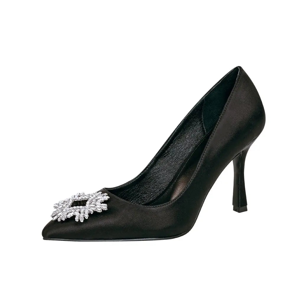 BLACK POSIE PUMP - DARLIN