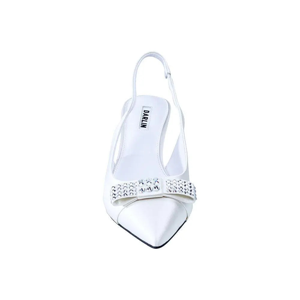 OFF-WHITE BOW CLOUD HEEL - DARLIN