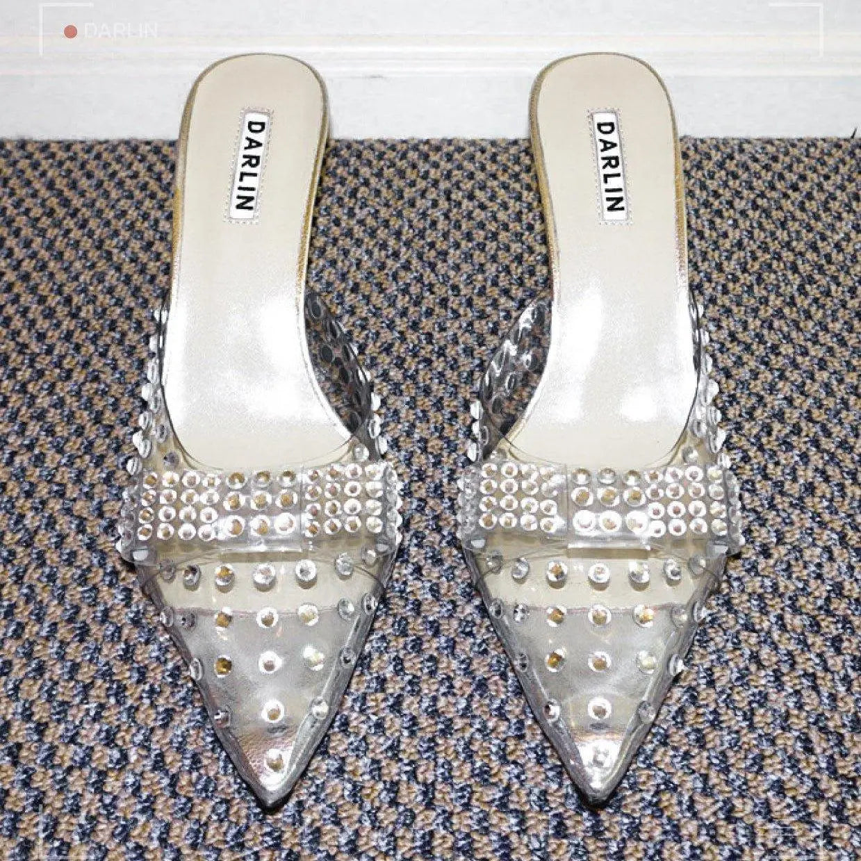 Transparent crystal bow - DARLIN