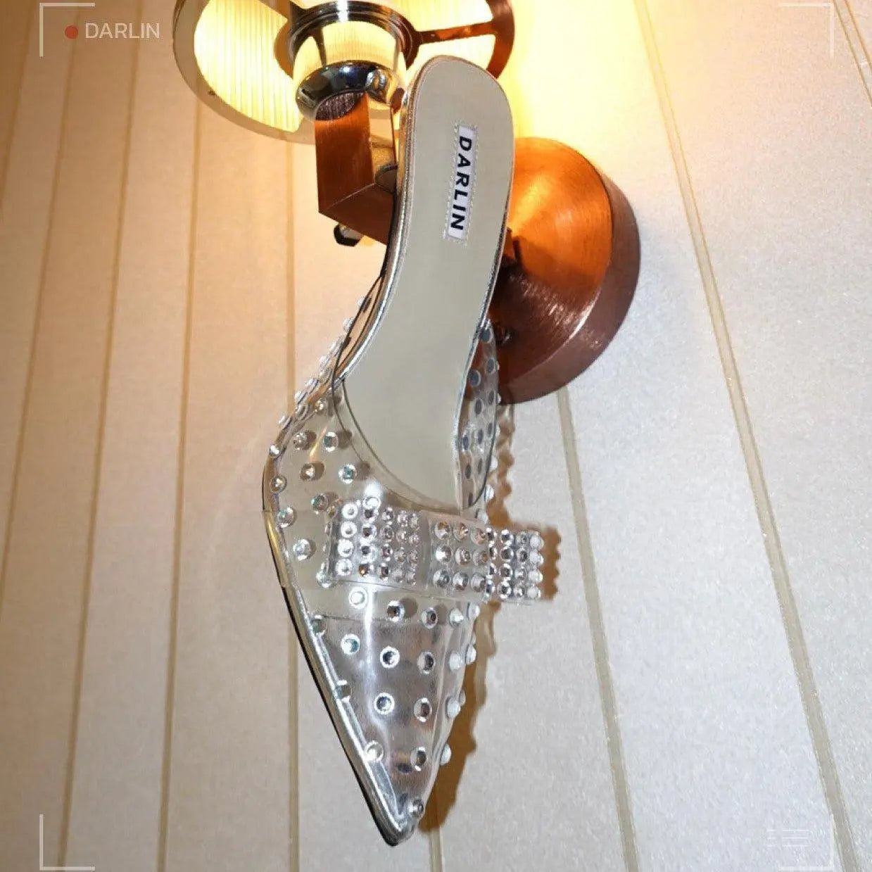 Transparent crystal bow - DARLIN